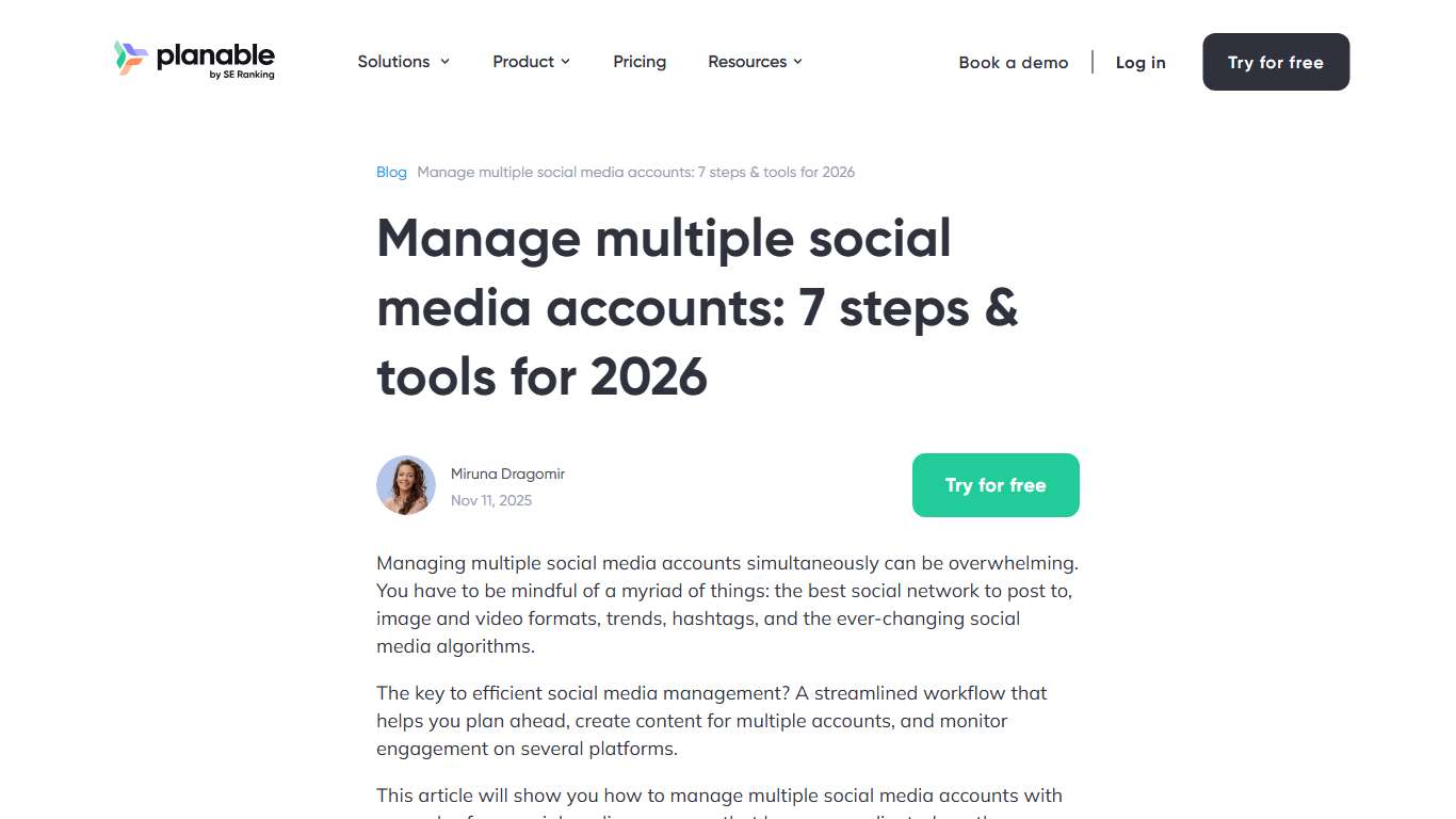 How to manage multiple social media accounts effortlessly in 2026