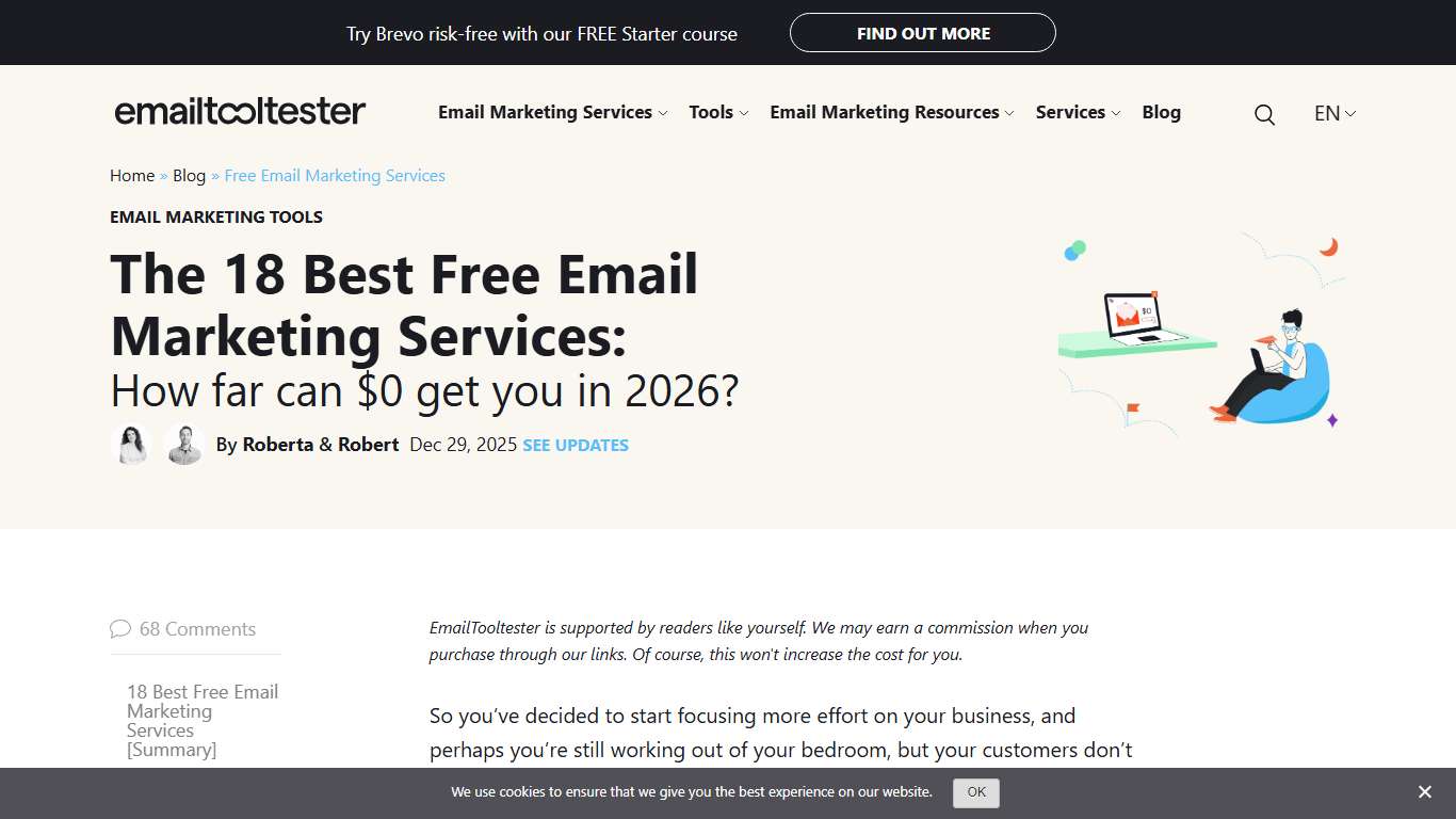 The 18 Best Free Email Marketing Services for 2026